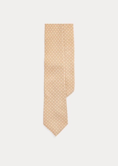 Men's Ralph Lauren Square-Print Cashmere-Silk Ties | 824573VMU